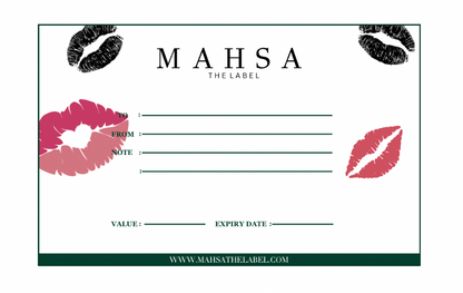 Mahsa E-Gift Card